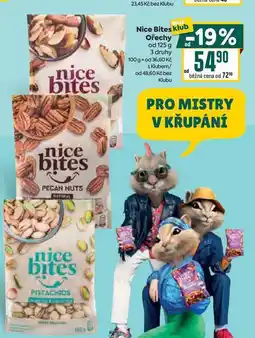 Billa Nice Bites Ořechy od 125 g nabídka
