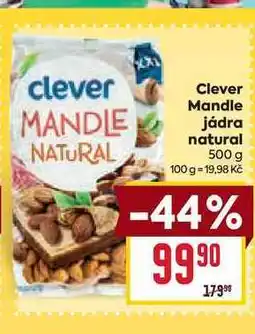 Billa Clever Mandle jádra natural 500 g nabídka