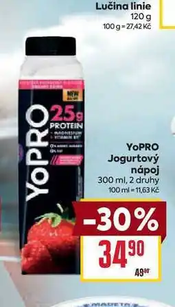 Billa YOPRO Jogurtový nápoj 300 ml nabídka