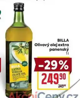 Billa Olivový olej extra panenský 1l nabídka