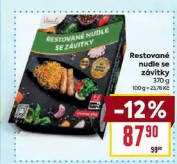 Billa Restované nudle se závitky 370 g nabídka