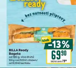 Billa BILLA Ready Bageta od 180 g nabídka