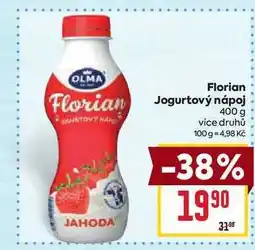 Billa Florian Jogurtový nápoj 400 g nabídka