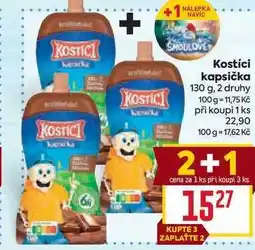 Billa Kostici kapsička 130 g nabídka