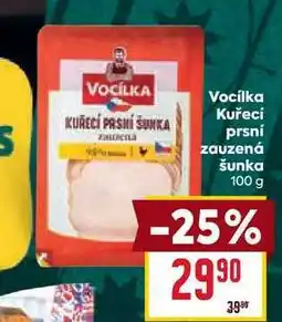 Billa Vocilka Kuřecí prsní zauzená šunka 100 g nabídka