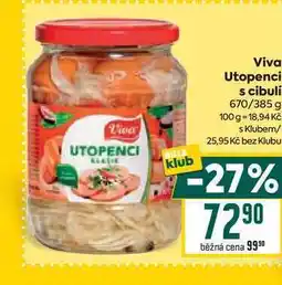 Billa Viva Utopenci s cibuli 670/385 g nabídka