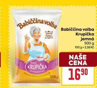 Billa Babiččina volba Krupička jemná 500 g nabídka