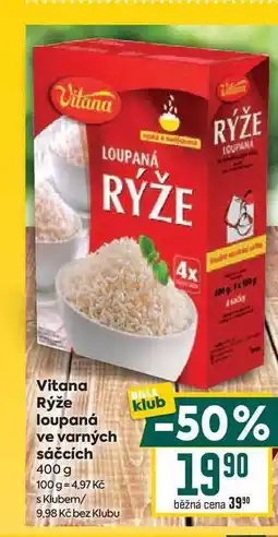 Billa Rýže loupaná ve varných sáčcích 400 g nabídka