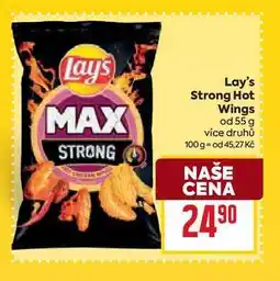Billa Lay's Strong Hot Wings od 55 g nabídka