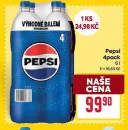 Billa Pepsi 4pack 6l nabídka
