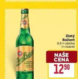 Billa Zlatý Bažant 0,5l nabídka