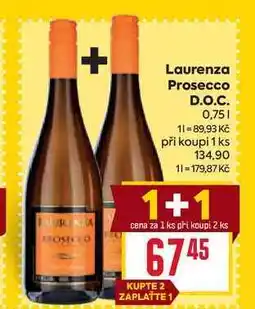 Billa Laurenza Prosecco D.O.C. 0,75l nabídka