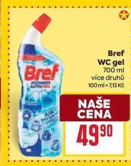 Billa Bref WC gel 700 ml nabídka