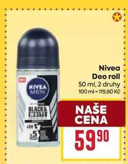 Billa Nivea Deo roll 50 ml nabídka