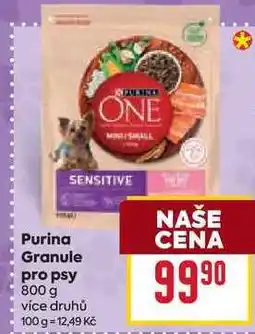 Billa Purina Granule pro psy 800 g nabídka
