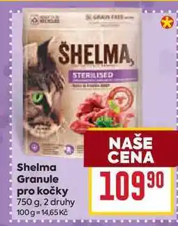 Billa Shelma Granule pro kočky 750 g nabídka