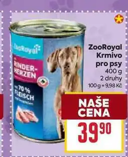 Billa ZooRoyal Krmivo pro psy 400 g nabídka