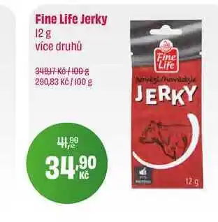 BonVeno Fine Life Hovězí Jerky sušené maso 12g nabídka