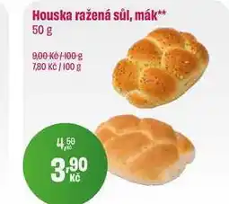 BonVeno Houska ražená sůl, mák 50 g nabídka