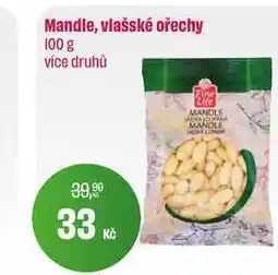 BonVeno Mandle, vlašské ořechy 100 g nabídka