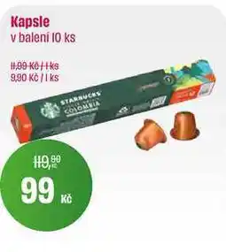 BonVeno STARBUCKS COLOMBIA Kapsle v balení 10 ks nabídka