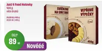 BonVeno Just 4 Food Hotovky 400 g nabídka