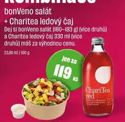BonVeno bonVeno salát (180-183 g) + Charitea ledový čaj 330 ml (více druhů) nabídka