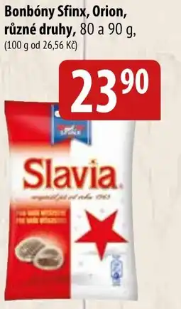 Bala Bonbóny Sfinx, Orion nabídka