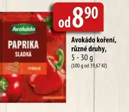 Bala Avokádo koření nabídka