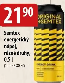 Bala Semtex energetický nápoj nabídka
