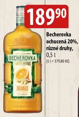 Bala Becherovka ochucená 20% nabídka