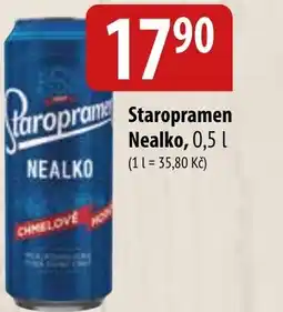 Bala Staropramen Nealko nabídka
