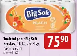 Bala Toaletní papír Big Soft Broskev nabídka