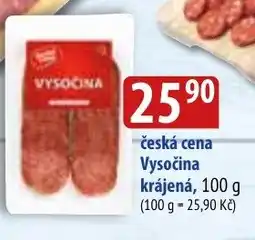 Bala Česká cena vysočina krájena nabídka