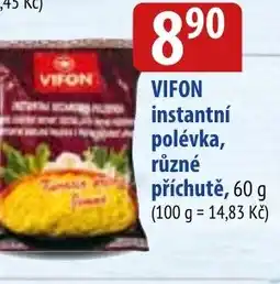 Bala VIFON instantní polévka nabídka