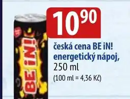 Bala Česká cena be in! energetický nápoj nabídka