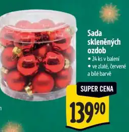 Albert Sada skleněných ozdob nabídka