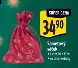 Albert Sametový sáček nabídka