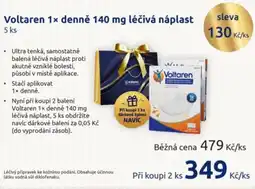 Benu VOLTAREN 1x denně 140 mg léčivá náplast nabídka