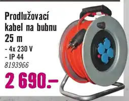 Hornbach Prodlužovací kabel na bubnu nabídka