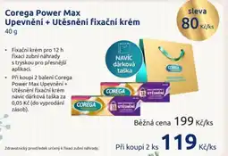 Benu COREGA Power max upevnění + utěsnění fixační krém nabídka