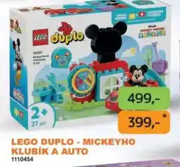 Dráčik LEGO Duplo - mickeyho klubík a auto nabídka