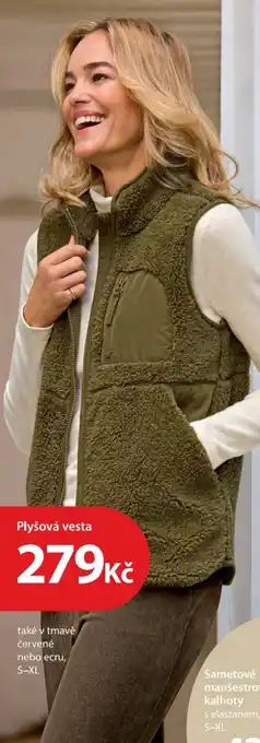 NKD Plyšová vesta nabídka