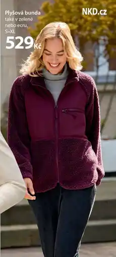 NKD Plyšová bunda nabídka