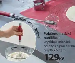 NKD Poloautomatická metlička nabídka