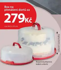 NKD Box na přenášení dortů nabídka