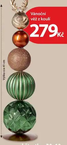 NKD Vánoční věž z koulí nabídka