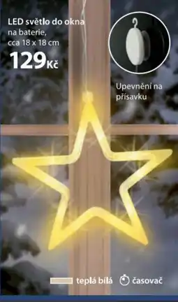 NKD LED světlo do okna nabídka