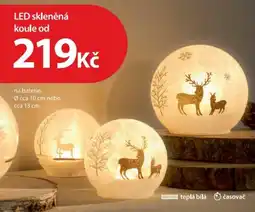 NKD LED skleněná koule nabídka