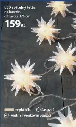 NKD LED světelný řetěz nabídka